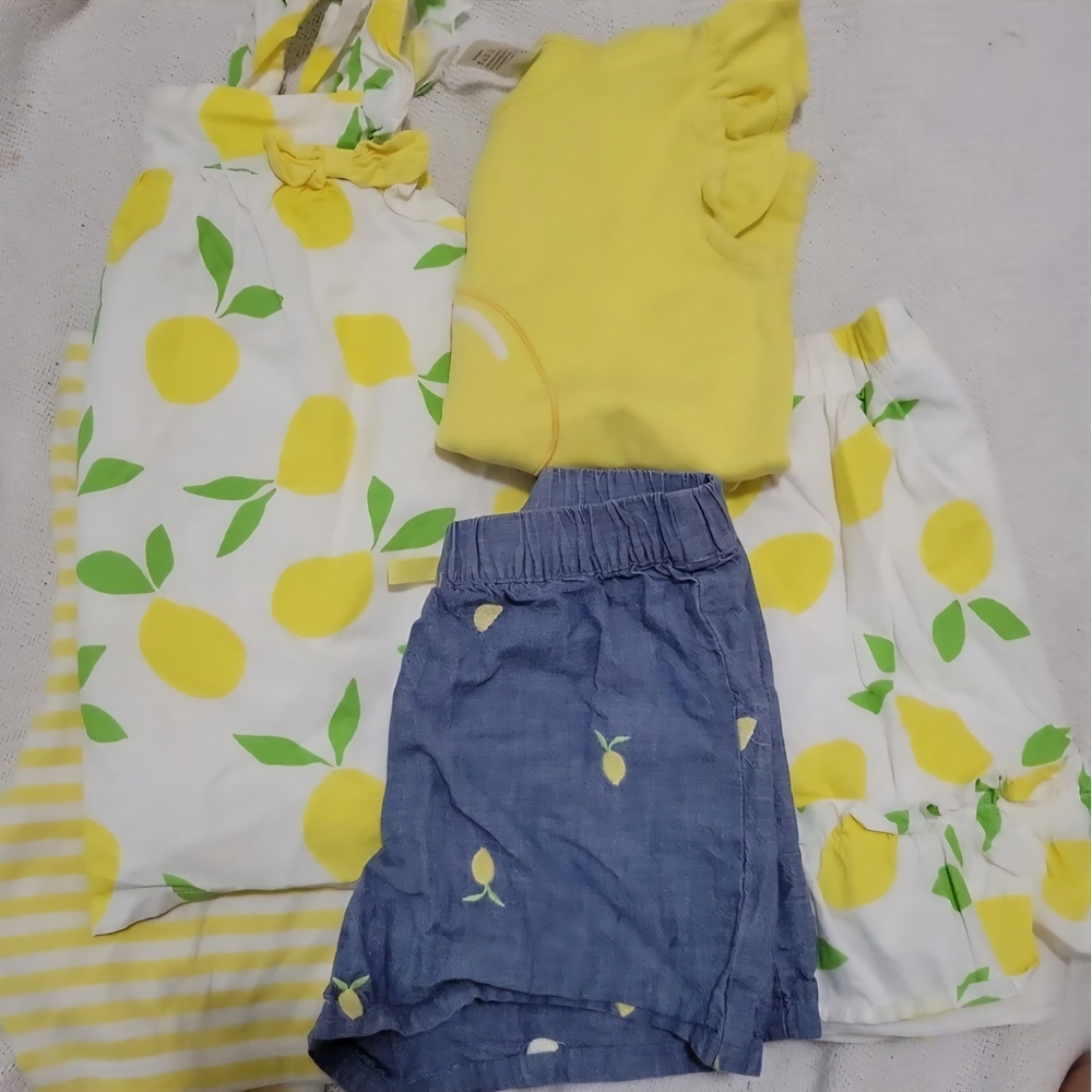 Gymboree Yellow and Blue Kids Matching Set